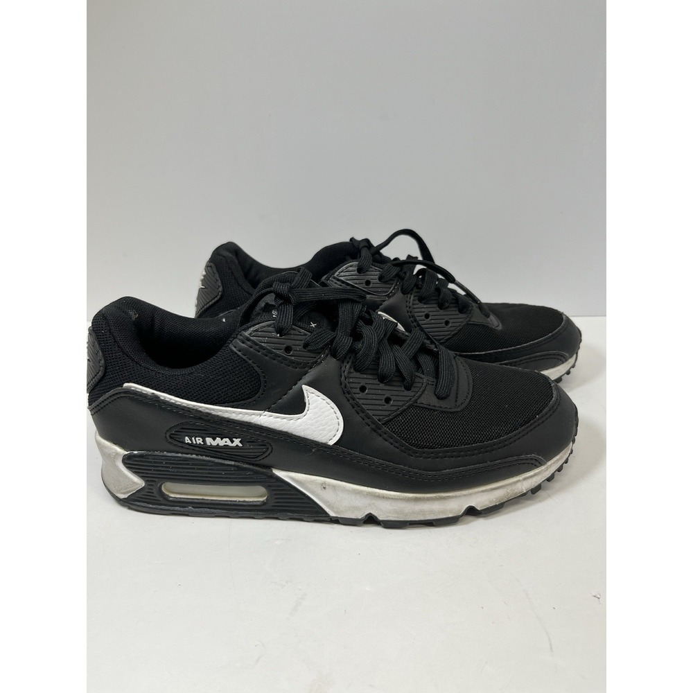 Nike Air Max 90 Womens Size 9 Shoes Sneakers Black/White DH8010-002